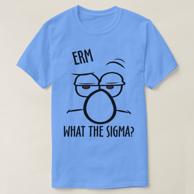 Lustigt vad Sigma Ironic Meme Brainrot Citot TS T Shirt (Design framsida)