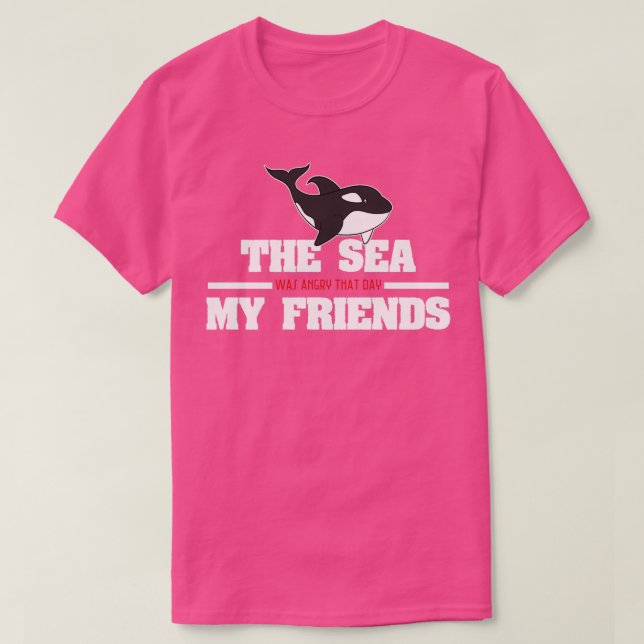 Lustigt val var Argen den dagen mina vänner T Shirt (Design framsida)