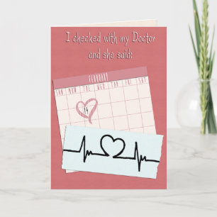 Lustigt Valentine My Doktor sa... v2 Helgkort