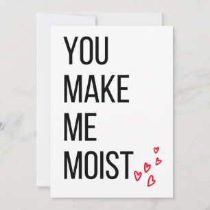 Lustigt Valentines day-kort för honom Julkort