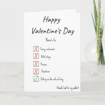 Lustigt Valentines day-kort