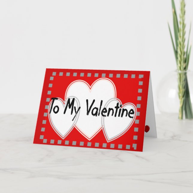 Lustigt Valentinkort - se Baksida av kortet, tack Helgkort (Framsida)