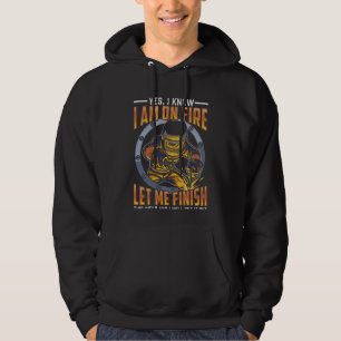 Lustigt välkomstjobb för waldare hoodie