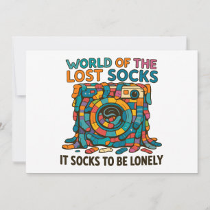 Lustigt Vansk socks-världen saknas men glöms inte  Inbjudningar