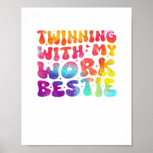 Lustigt vänskap med mitt arbete, Besstie Spirit Poster