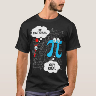 Lustigt, var Rational, få riktig cute Math Pun-sta T Shirt