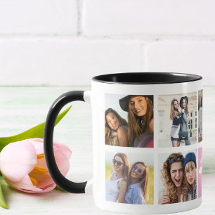 Lustigt "Vara tillsammans", BFF 9 Photo Mugg