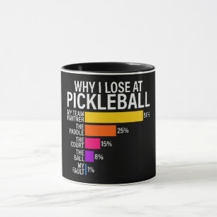 Lustigt varför jag förlorade på Pickleball Mugg