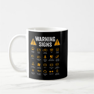 Lustigt Varningsskyltart 101 Auto Mechanic Gift Kaffemugg
