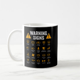 Lustigt Varningsskyltart 101 Auto Mechanic Gift Kaffemugg