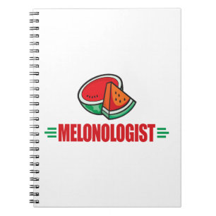 Lustigt vattenmelon anteckningsbok