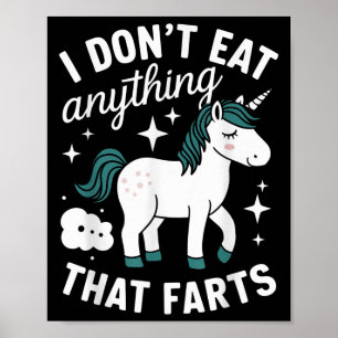 Lustigt Vegan.. Jag äter ingenting som smakar grön Poster