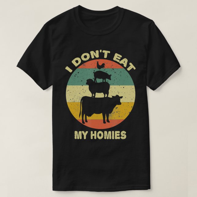 lustigt vegan ord veganism t shirt (Design framsida)