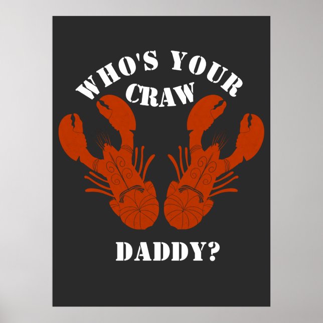 Lustigt vem är din Craw-pappa? Poster (Framsidan)
