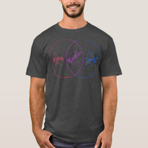 Lustigt Venndiagram fint anka sällsynt platypus s T Shirt