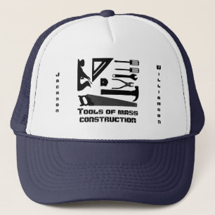Lustigt "Verktyg of Mass Construction"  Keps