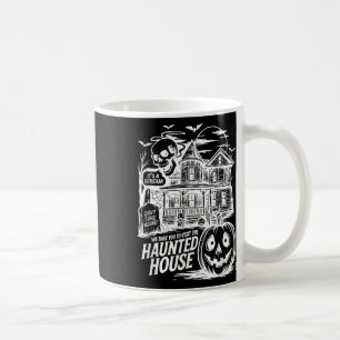 Lustigt... Vi ber dig att besöka Haunte. Kaffemugg