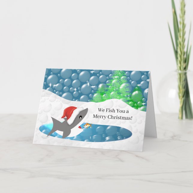 Lustigt - vi har en god julhelg. helgkort (Framsida)