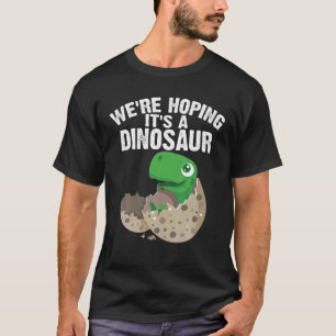 Lustigt vi hoppas att det blir ett dinosaurium som t shirt