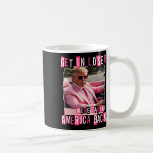 Lustigt, vi tar Amerika tillbaka Trum Kaffemugg