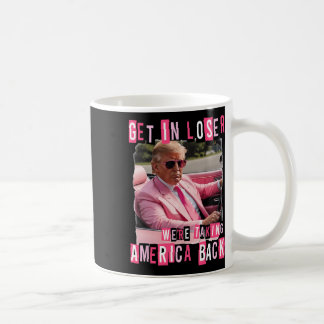 Lustigt, vi tar Amerika tillbaka Trum Kaffemugg
