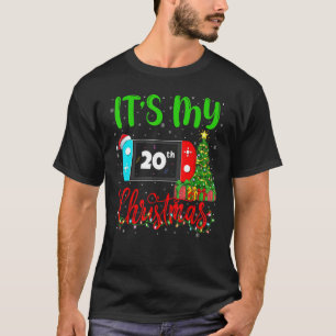 Lustigt videospel Älskare Det är min 20:e julfest T Shirt