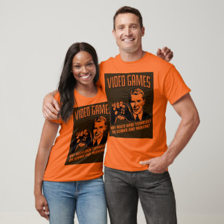 Lustigt videospel tee shirt