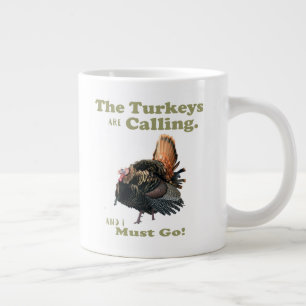 Lustigt Vild Turkiet Jakt Mugg Jumbo Mugg