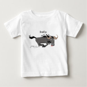 Lustigt vildaste körande tecknad illustration t shirt
