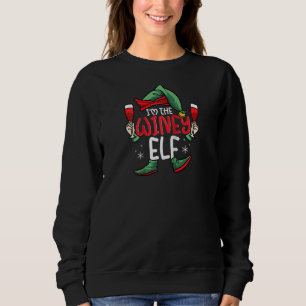 Lustigt Vin Älskare jul.. Jag är Winey Elf Ragl T Shirt