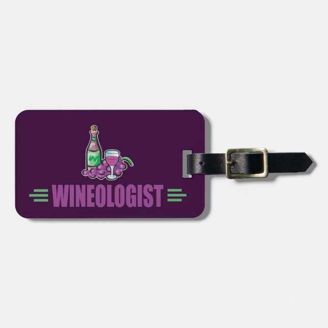 Lustigt Vin Bagagebricka (Horisontell Framsida)