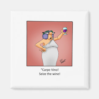 Lustigt Vin Gift! Magnet