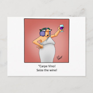 Lustigt Vin Gift! Vykort