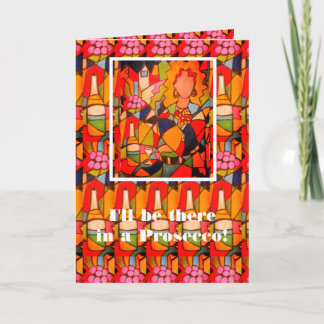 Lustigt vin som säger: 5 tum x 7 tum Hälsning ICar Kort