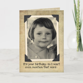 Lustigt Vintage Birthday - Won't Won OLD Ord Kort