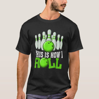 Lustigt Vintage Bowling-team Bowlareare Bowling Äl T Shirt
