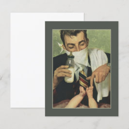 Lustigt Vintage Fars dag Pappa Ändra blöjor