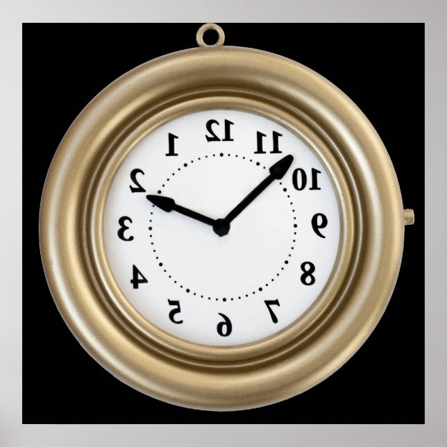 Lustigt vitt kaninklocka poster (Framsidan)