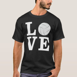 Lustigt Volleyball Design T Shirt