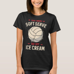 Lustigt volleyball Shirt för flickor Tonåring kvin T