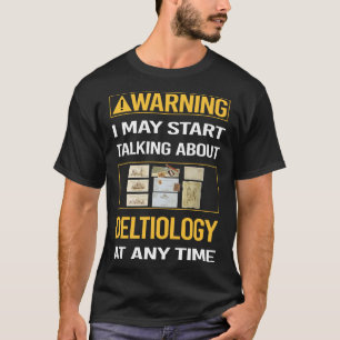Lustigt vykort för vykort för varning t shirt