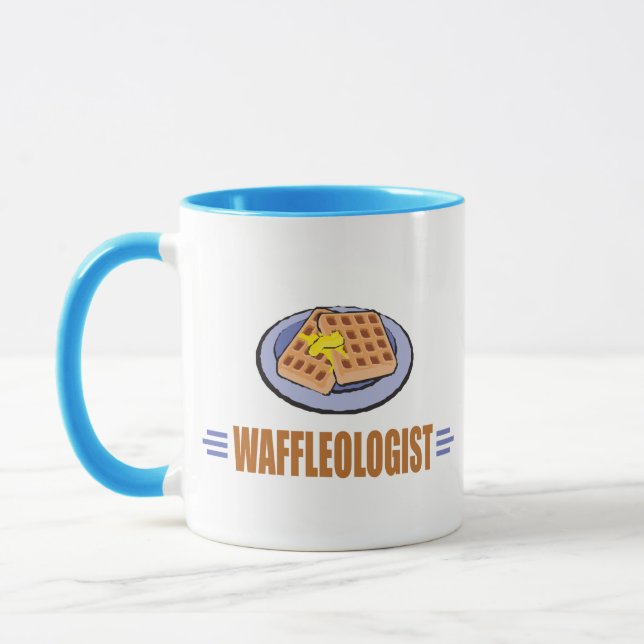 Lustigt Waffle Mugg (Vänster)