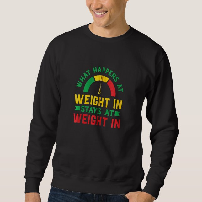 Lustigt Weight Loss Slimming Watcher Weigh Lång Ärmad Tröja (Framsida)
