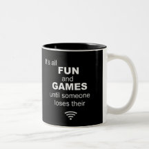 Lustigt WiFi Internet - svart