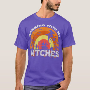Lustigt Witch Halloween med mina vittnen 104 T Shirt
