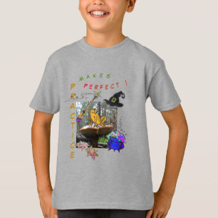 Lustigt Witch Toad Tecknad Humor Cust. T-Shirt