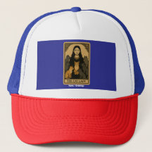 Lustigt Witchy Gothy Cat Dam Tarot Card Magic