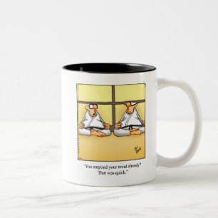 Lustigt Yoga Humor Mugg-presenten Två-Tonad Mugg