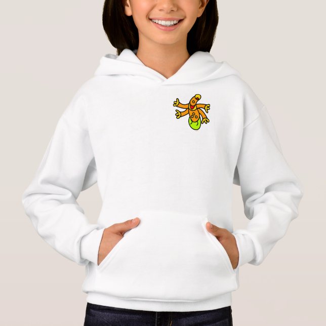 Lustigt zip-hoar från jangocreate tee (Framsida)