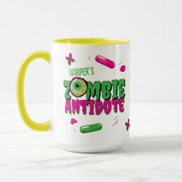 Lustigt Zombie Antidote Shhh... Mugg
